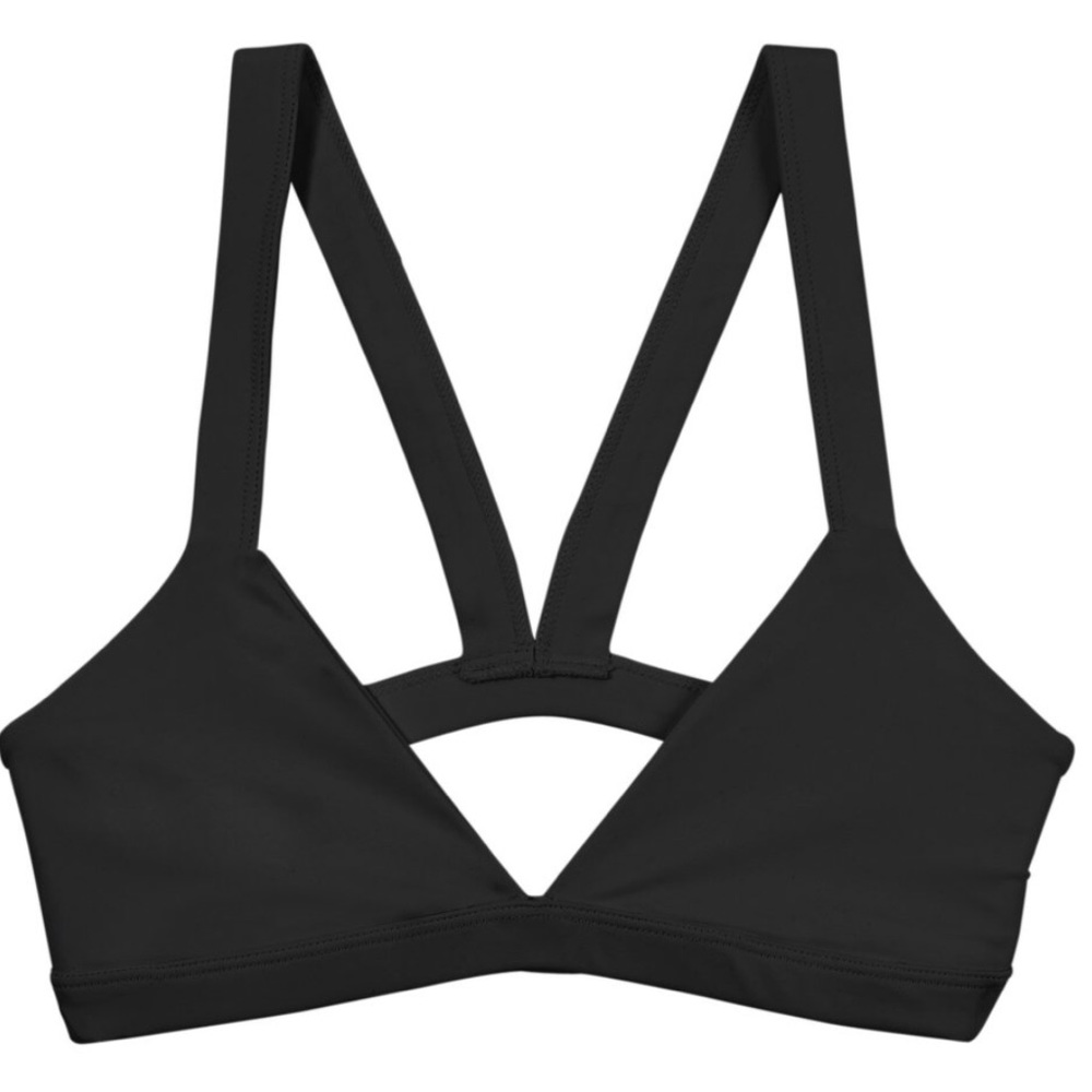 Mikoh Honolulu black bikini top - L